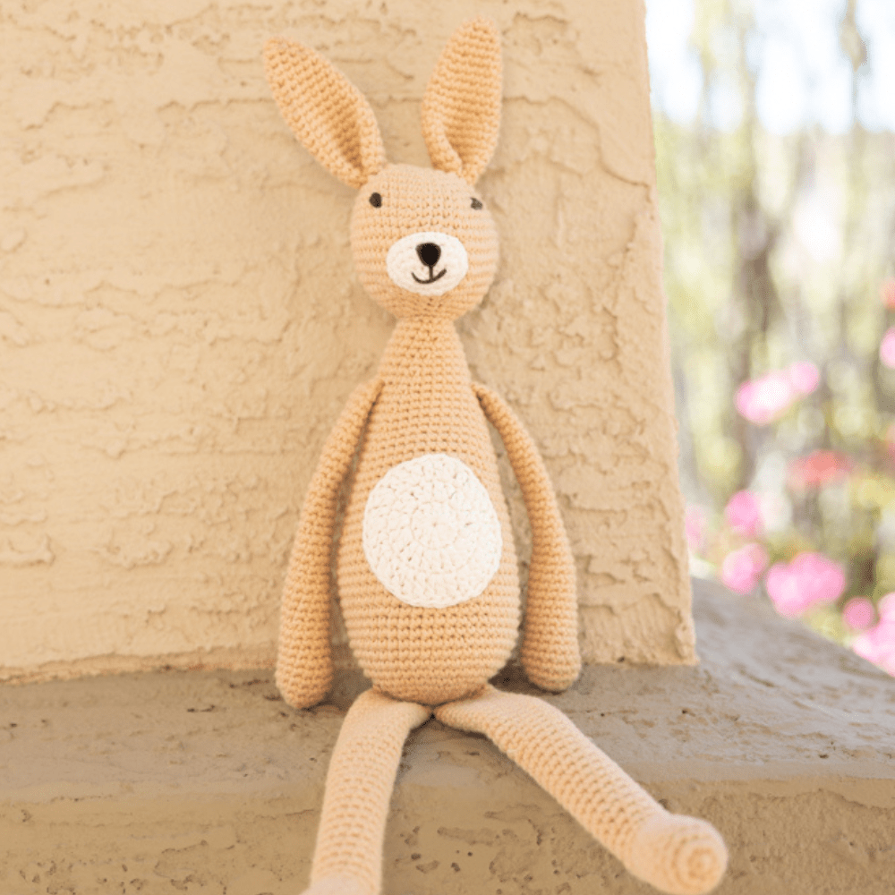 bebemoss.com stuffed animal Nino the Bunny handmade by moms gifts with purpose