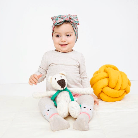 bebemoss.com stuffed animal Atty the bear - creme handmade by moms gifts with purpose