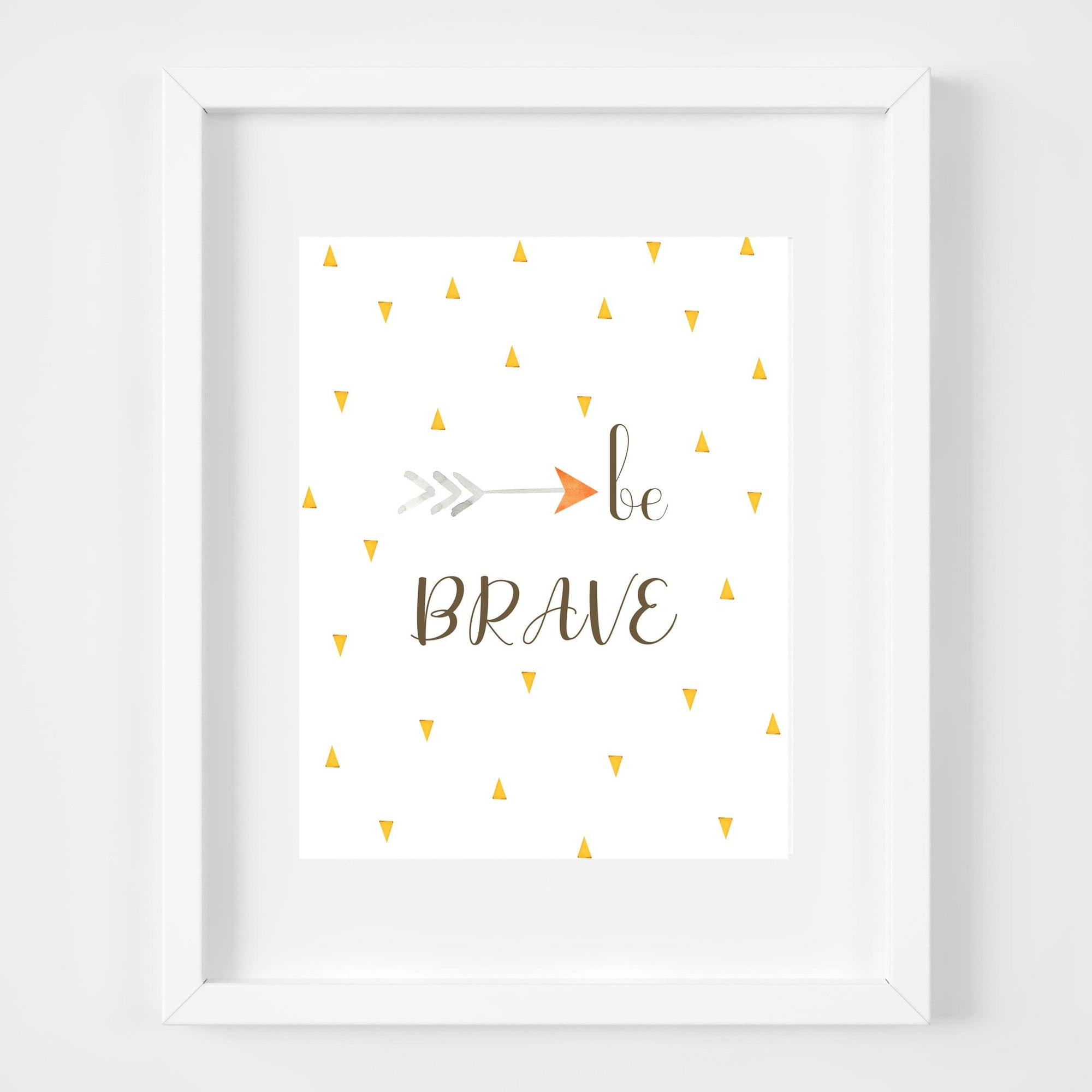 bebemoss.com Be brave print handmade by moms  gifts with purpose