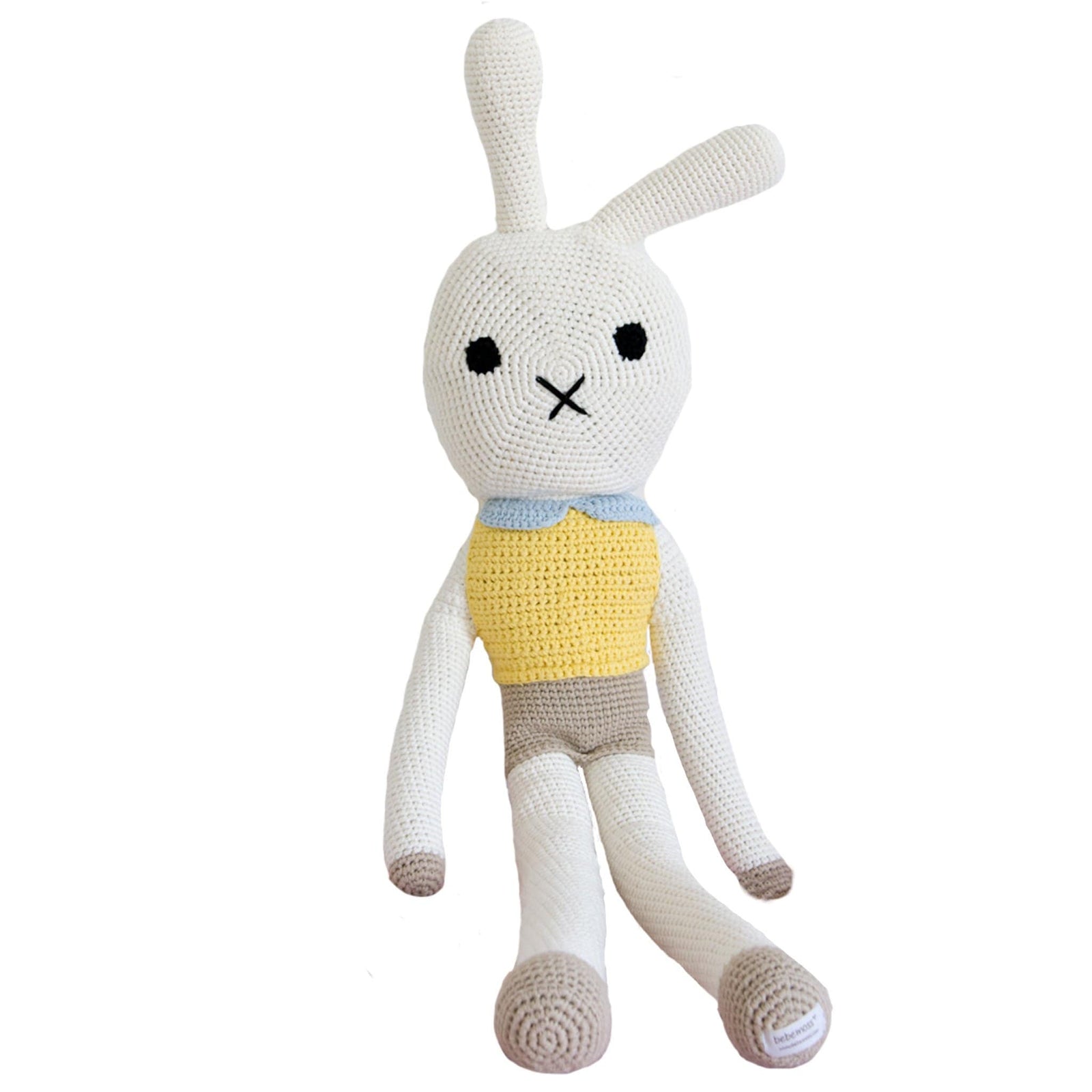 bebemoss.com toy Big friend rabbit handmade by moms gifts with purpose