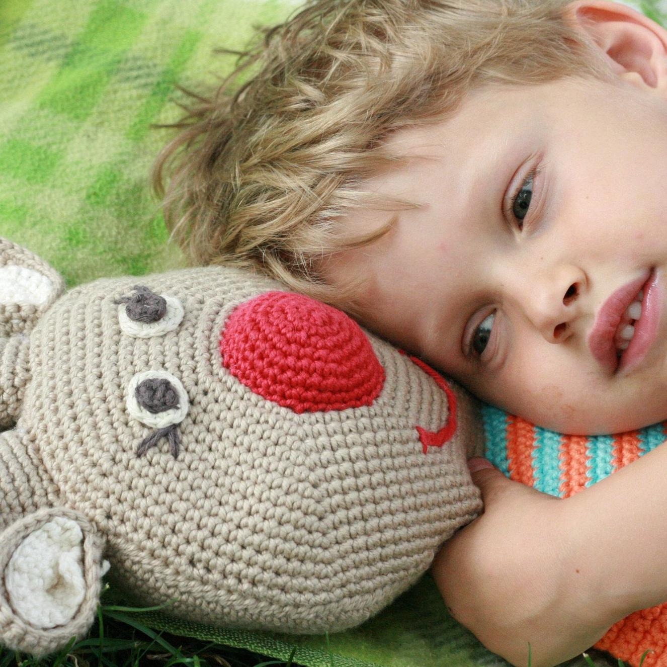 bebemoss.com toy Big friend reindeer handmade by moms  gifts with purpose