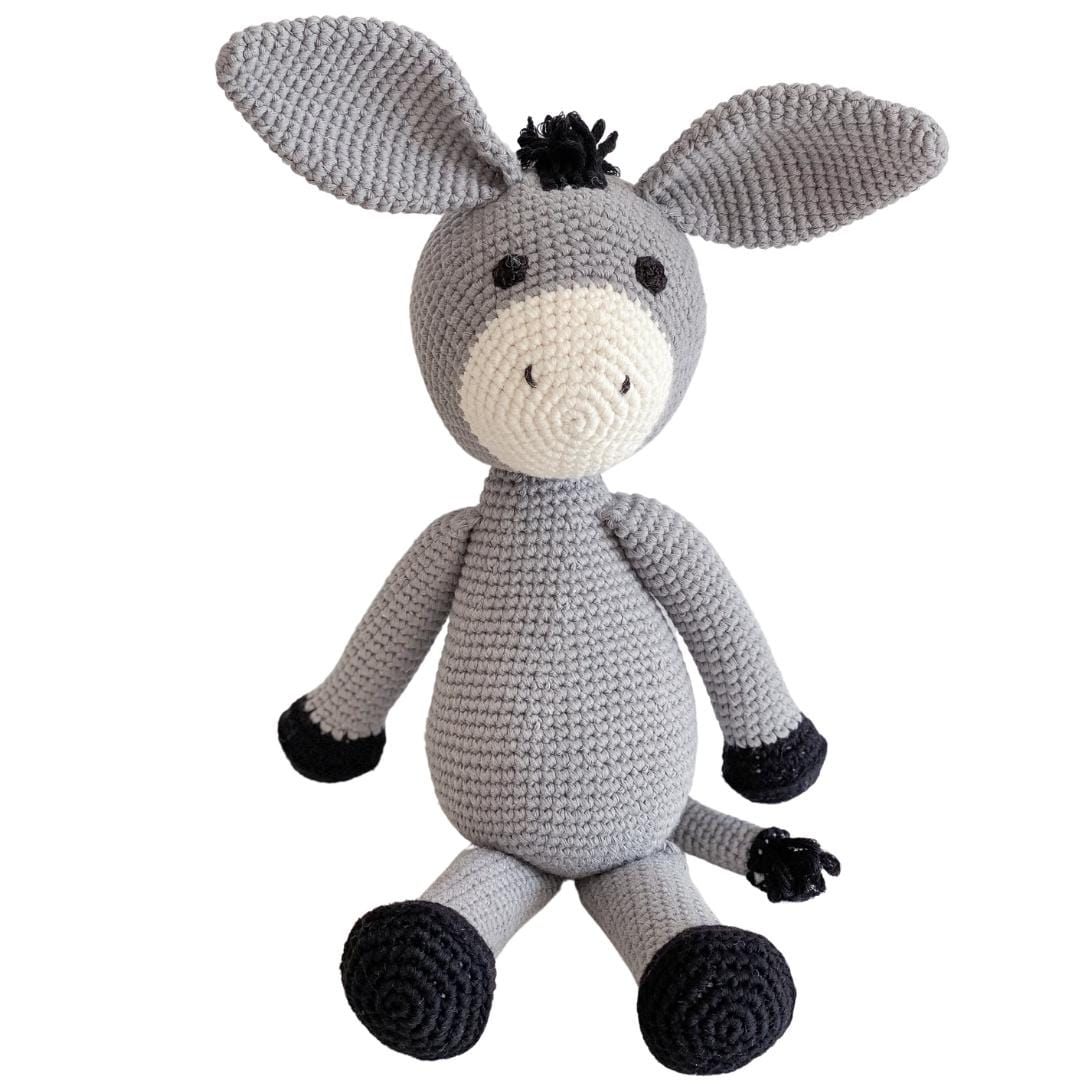 bebemoss.com toy Dawn the donkey handmade by moms gifts with purpose