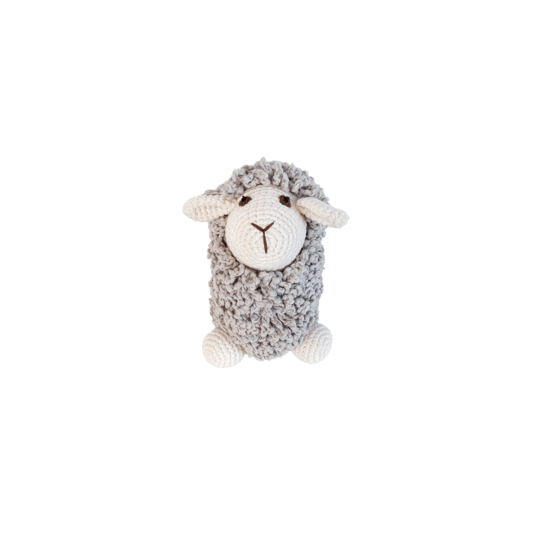 bebemoss.com Farawee the Sheep grey handmade by moms  gifts with purpose