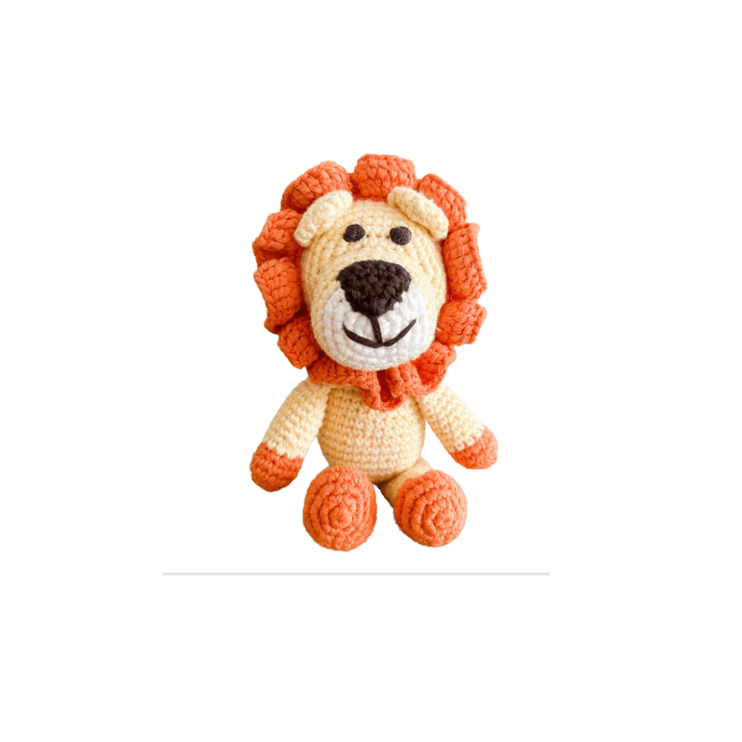 bebemoss.com toy Leo the lion-mini handmade by moms  gifts with purpose