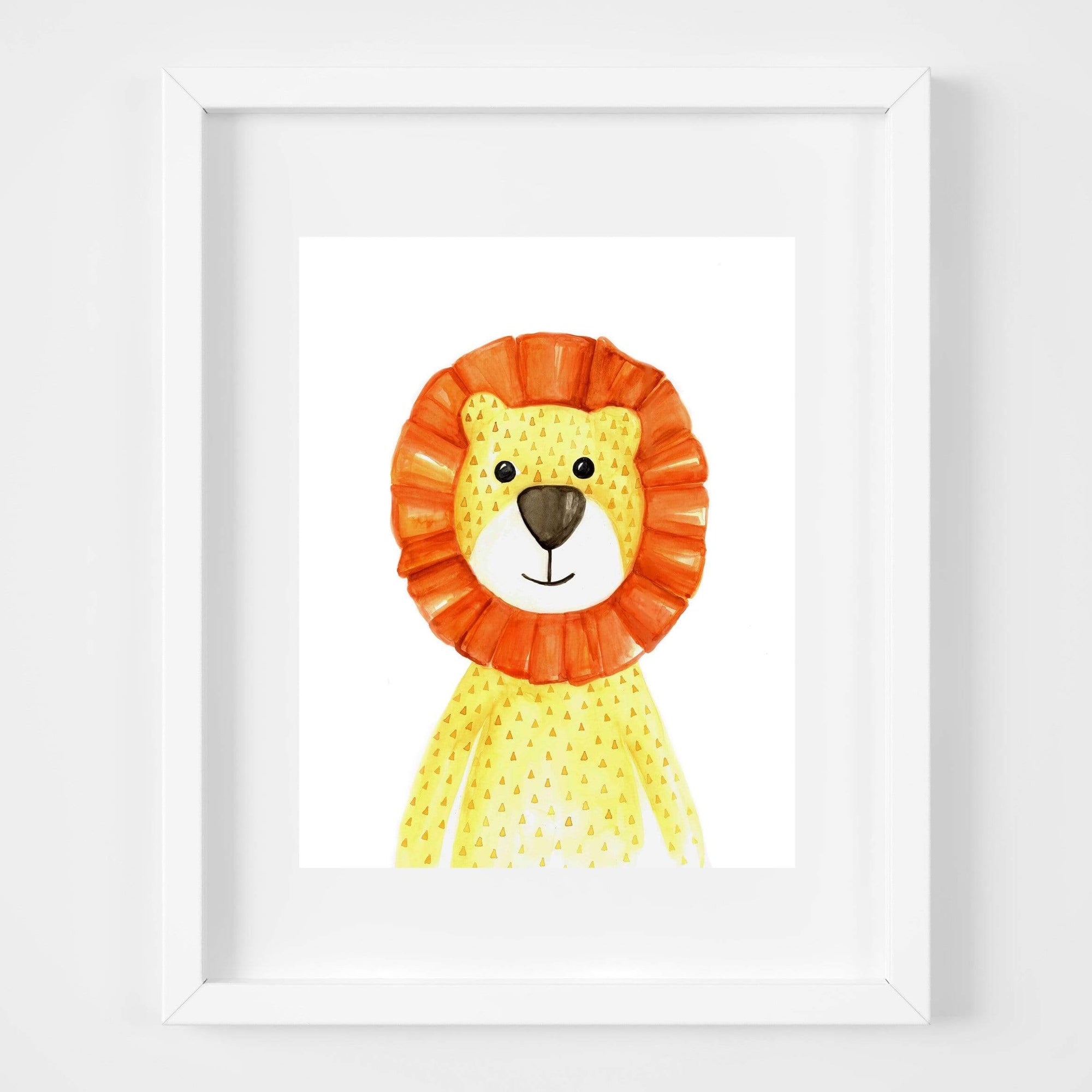 bebemoss.com Leo the lion print handmade by moms  gifts with purpose