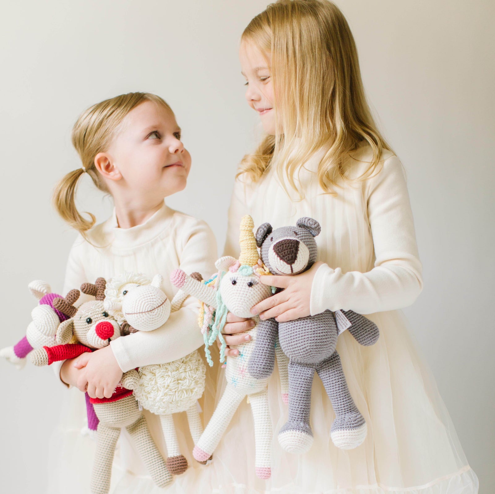 bebemoss.com toy Ruddy the reindeer handmade by moms gifts with purpose