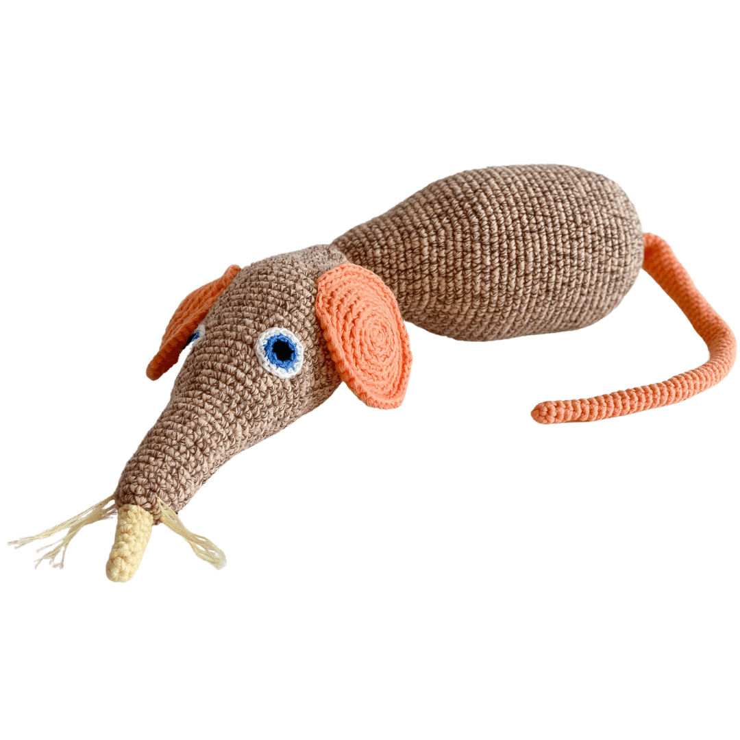 bebemoss.com Squeaky the Mouse-honey handmade by moms gifts with purpose