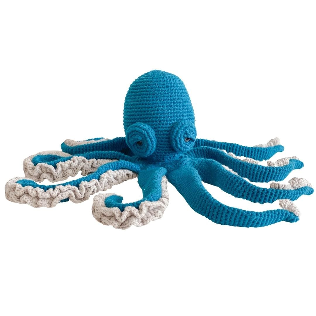 bebemoss.com toy Zelda the Octopus- petrol handmade by moms  gifts with purpose