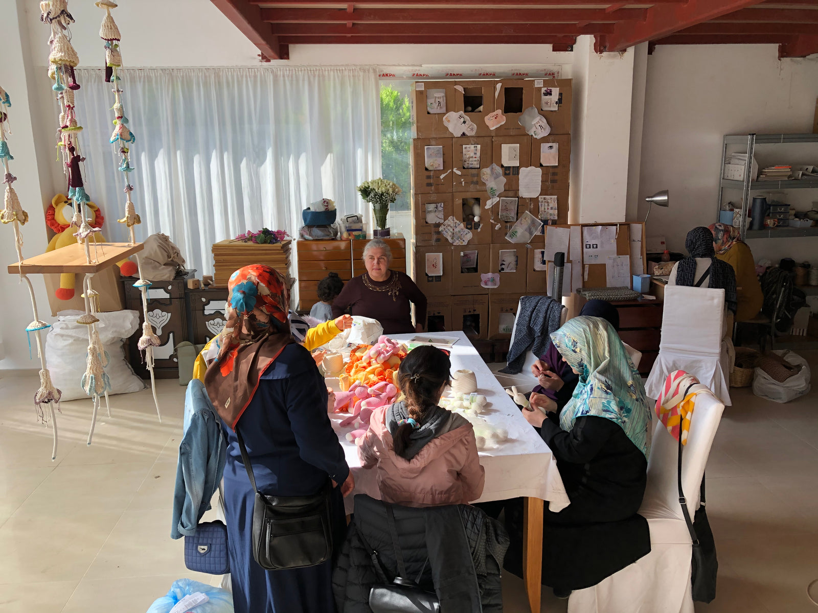 Settling in our new workshop