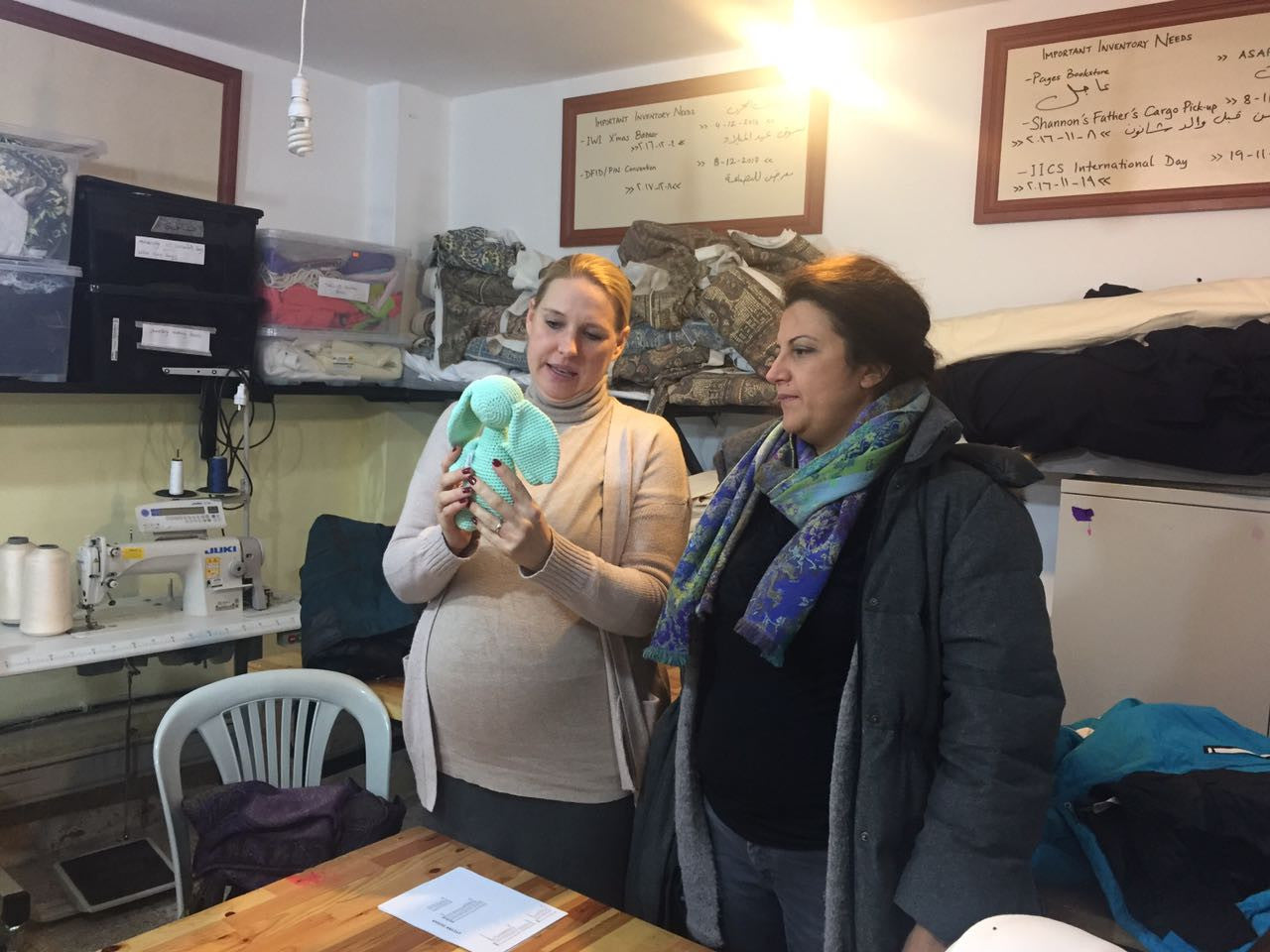 Our First training with the Syrian mum grup