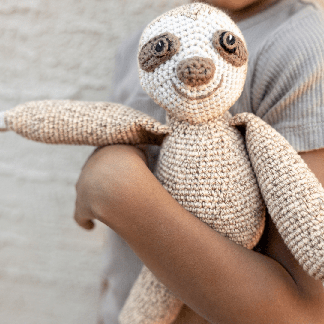bebemoss.com Ace the sloth handmade by moms  gifts with purpose