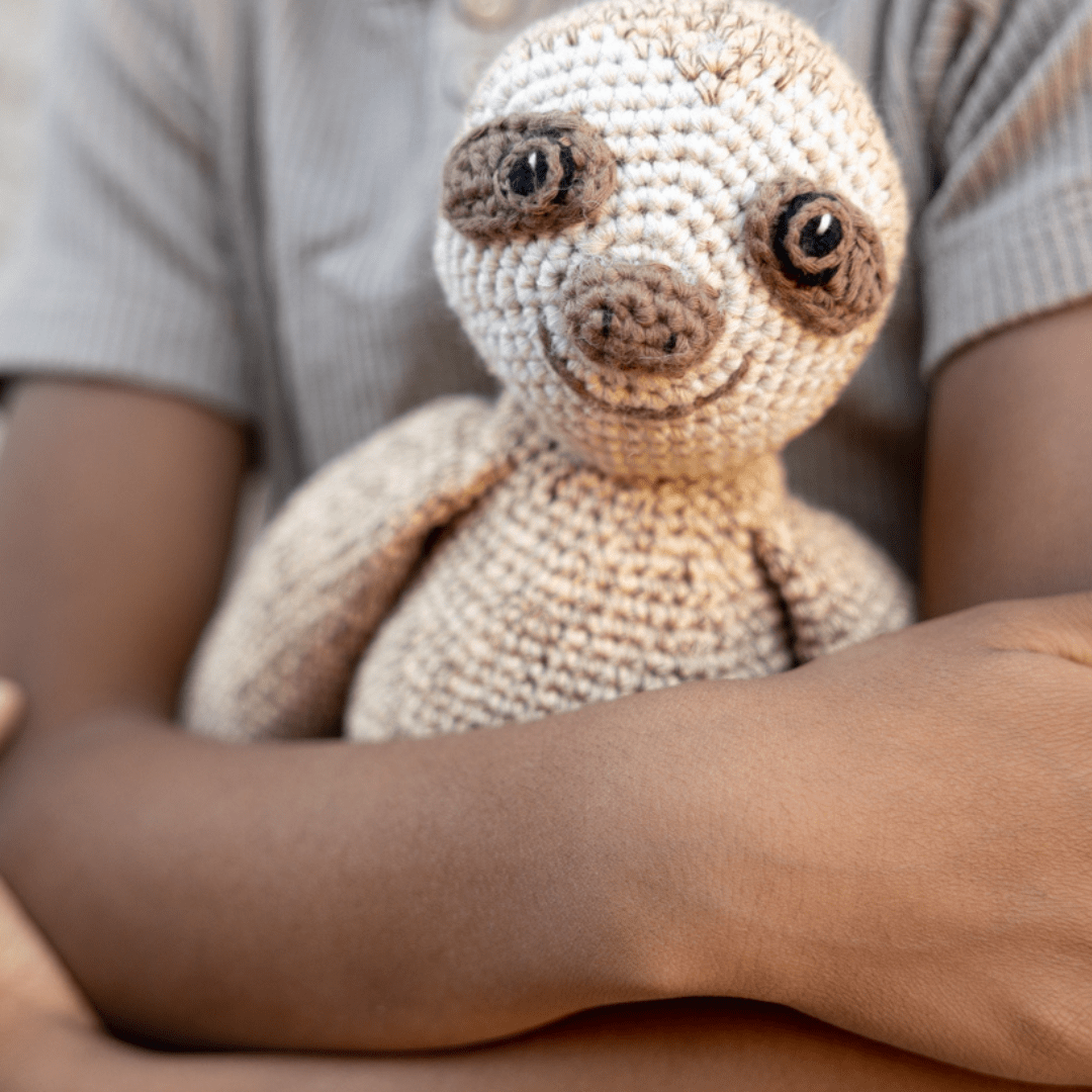 bebemoss.com Ace the sloth handmade by moms  gifts with purpose