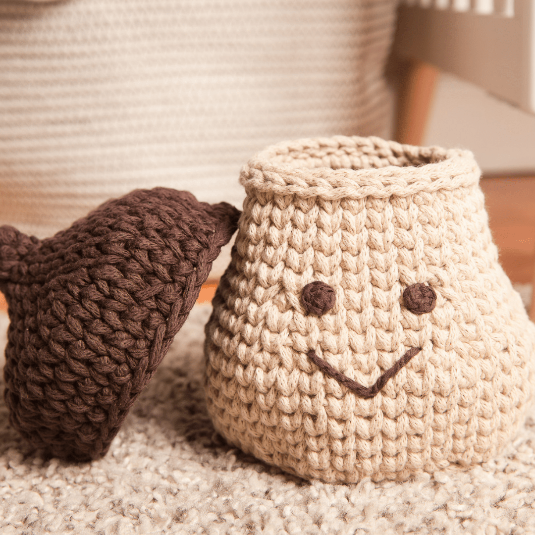 bebemoss.com Acorn Basket handmade by moms  gifts with purpose