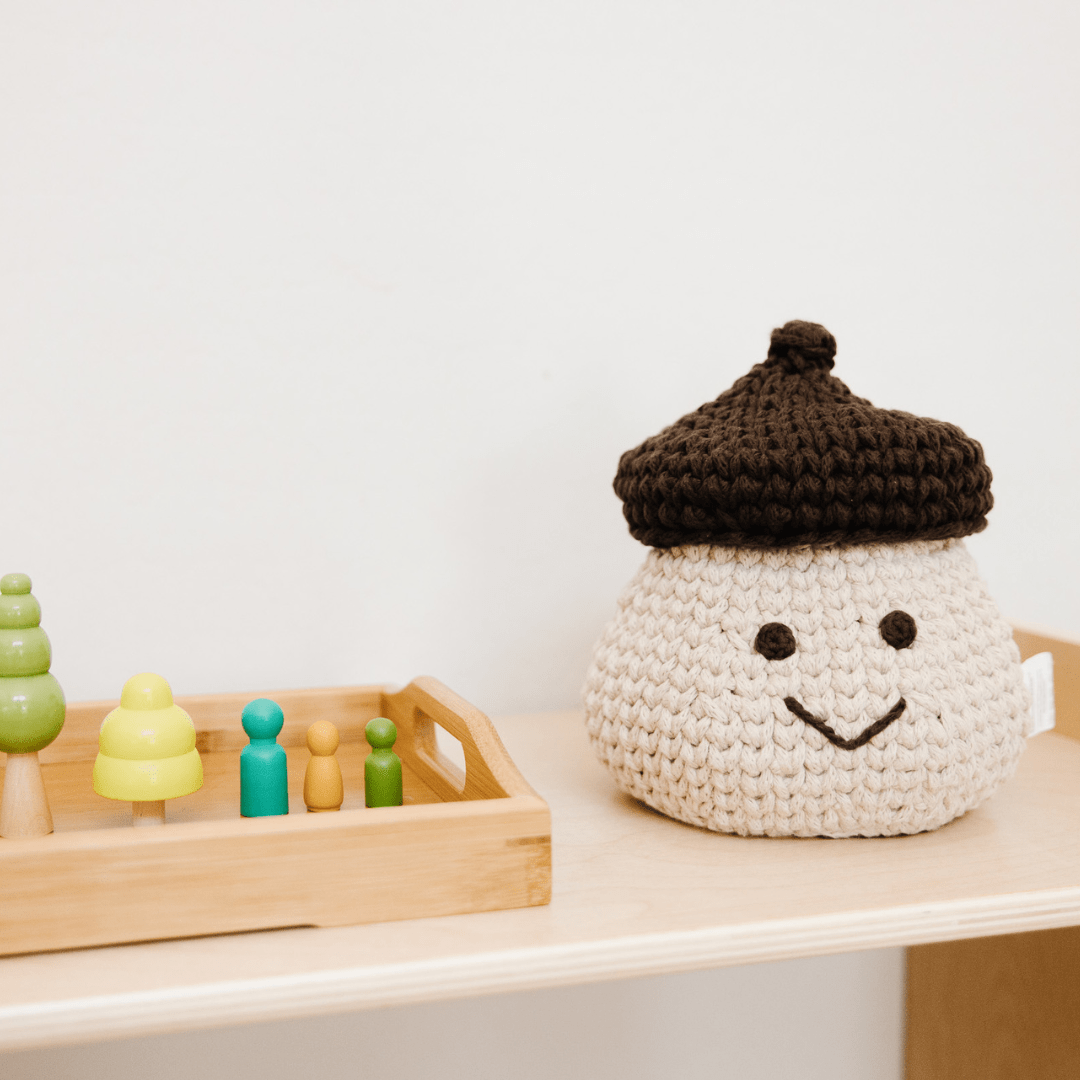 bebemoss.com Acorn Basket handmade by moms  gifts with purpose