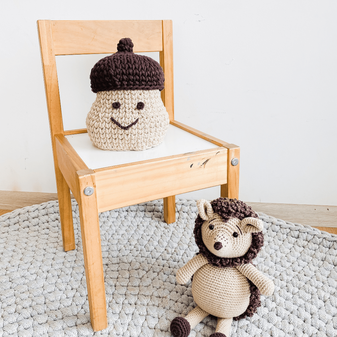 bebemoss.com Acorn Basket handmade by moms  gifts with purpose