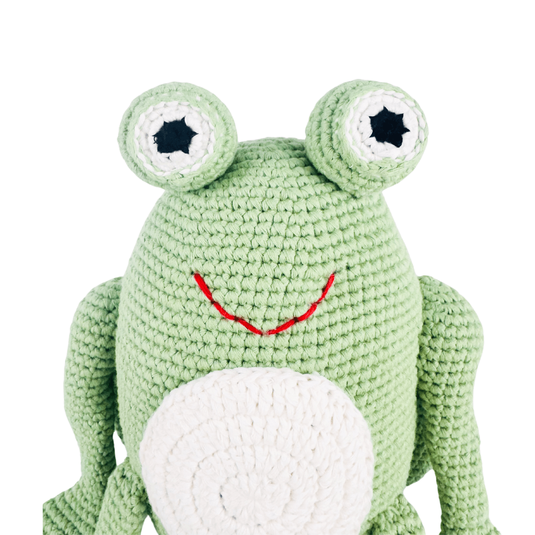 Freddie The Frog- Organic cotton children's toy 
