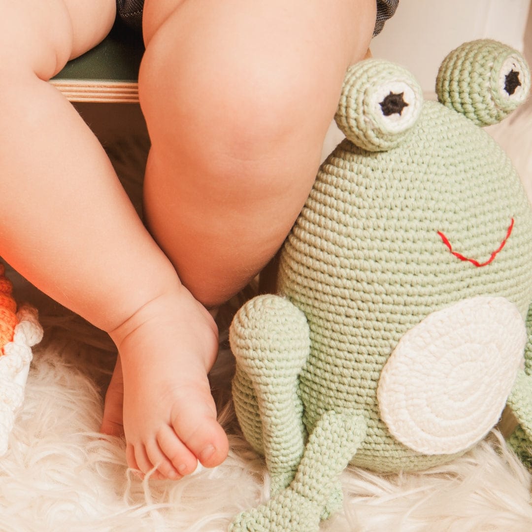 bebemoss.com Freddie The Frog handmade by moms  gifts with purpose