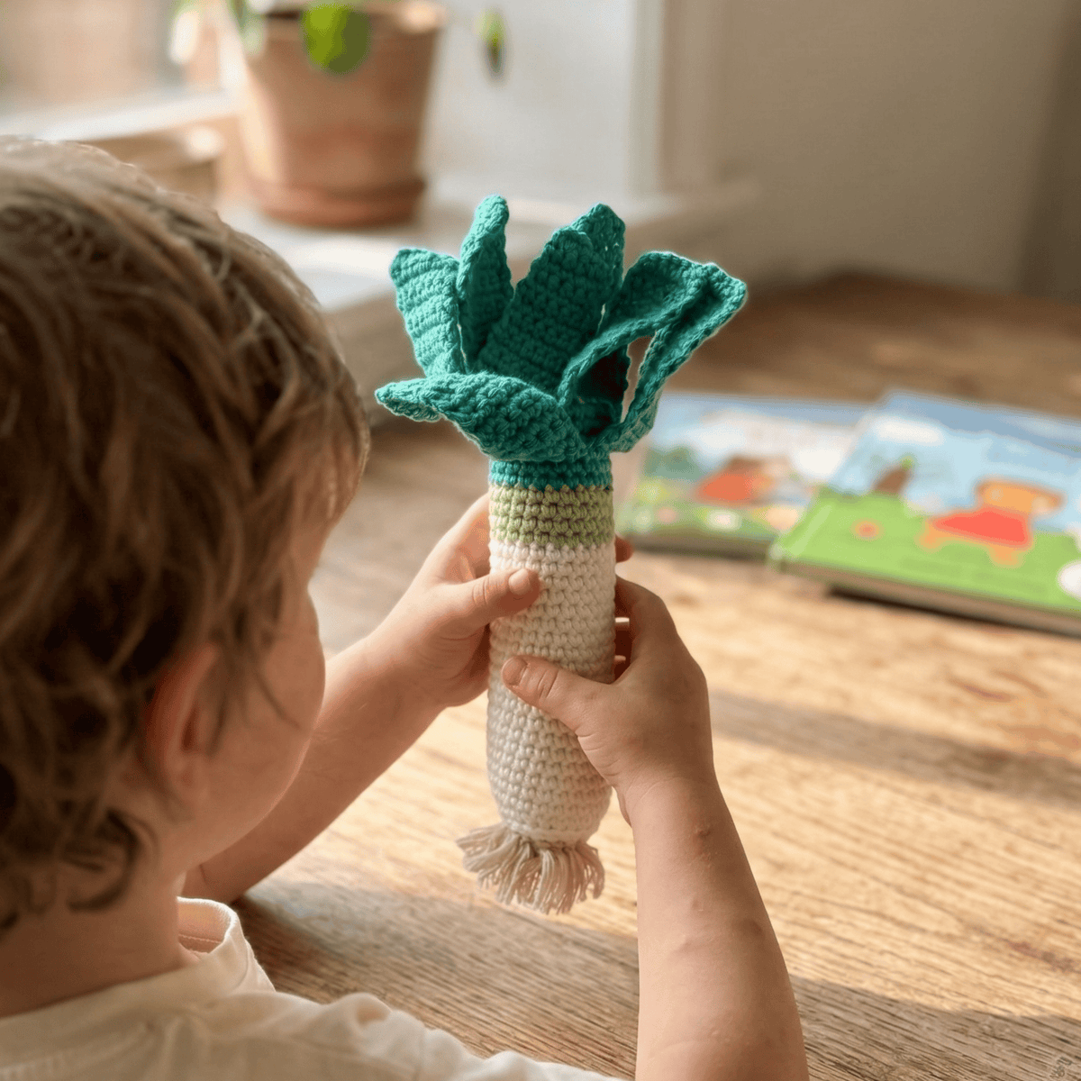 bebemoss.com Educational Toy Know Your Veggies – Organic Crochet Play Set handmade by moms  gifts with purpose