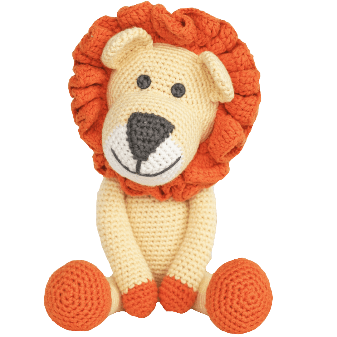 Plush Lion. Beby toy. buy Orange lion