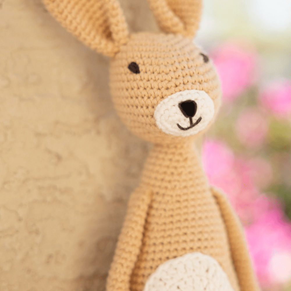 bebemoss.com stuffed animal Nino the Bunny handmade by moms  gifts with purpose