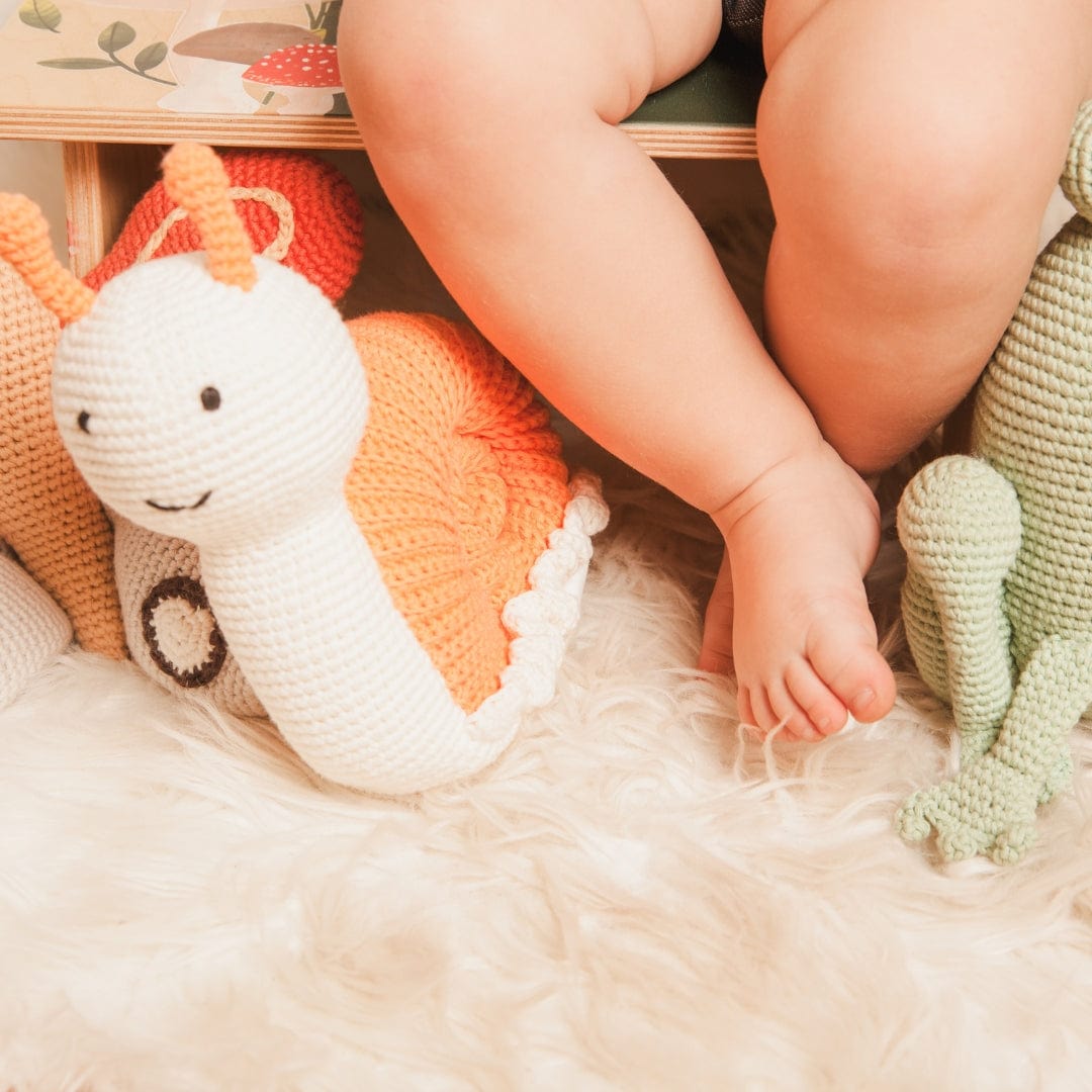 bebemoss.com Sheldon The Snail handmade by moms  gifts with purpose