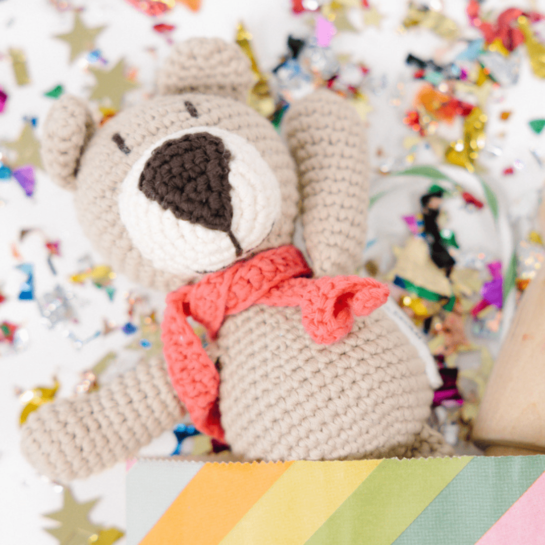 bebemoss.com stuffed animal Atty the bear - beige mini handmade by moms  gifts with purpose