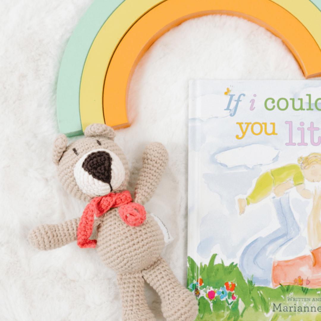 bebemoss.com stuffed animal Atty the bear - beige mini handmade by moms  gifts with purpose