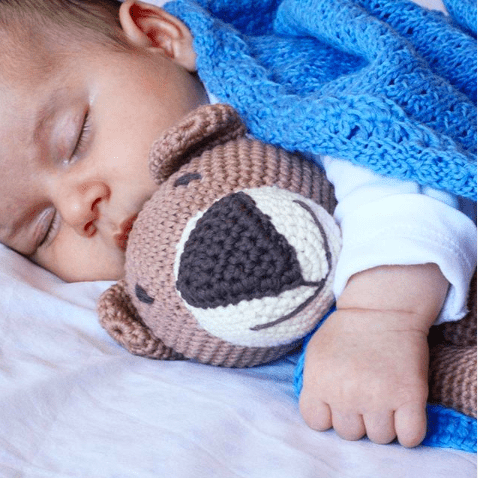 bebemoss.com stuffed animal Atty the bear - brown handmade by moms  gifts with purpose