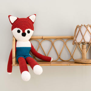 Missy The Fox Handmade Plush Organic Stuffed Animal Toy 