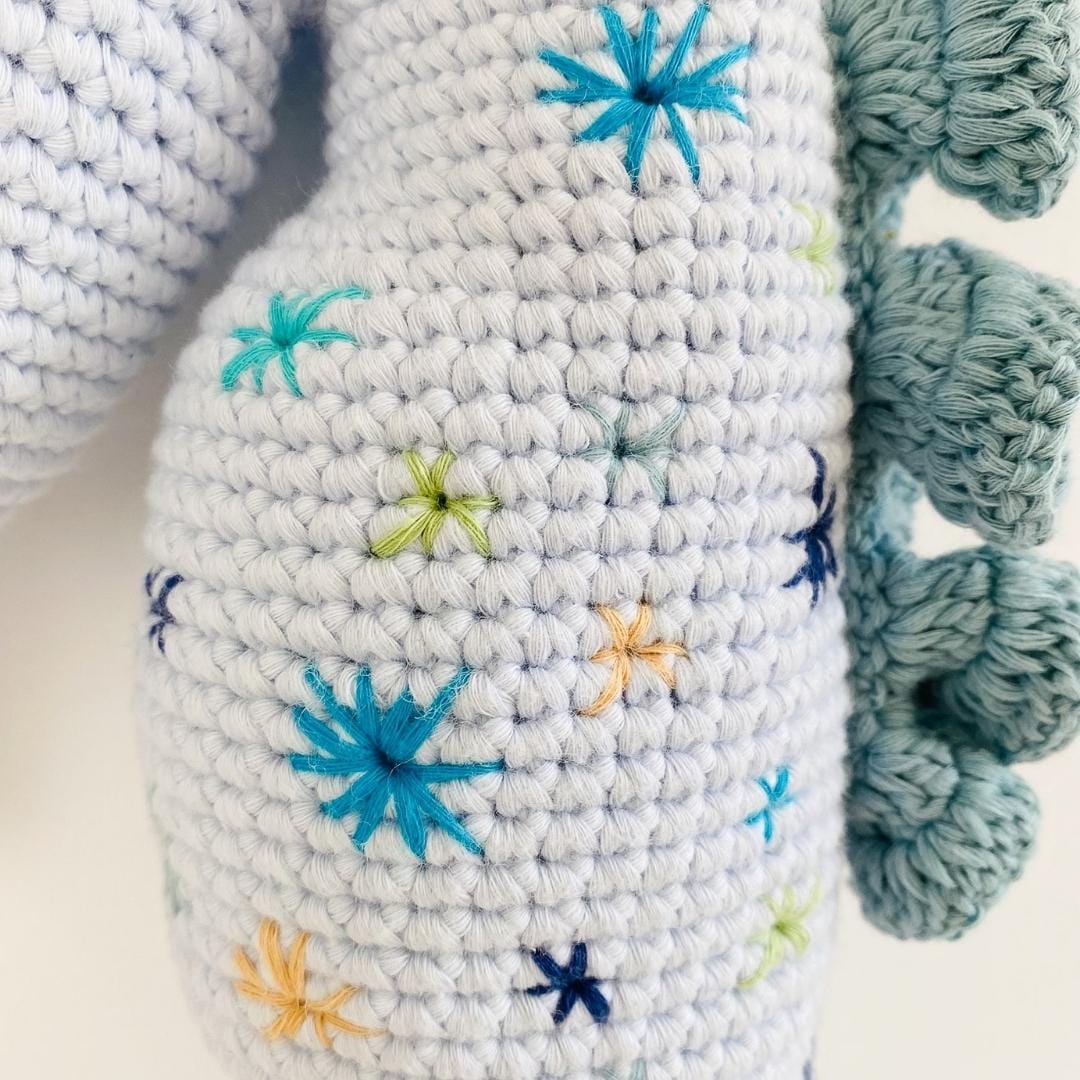 bebemoss.com toy Cleo the Seahorse handmade by moms  gifts with purpose