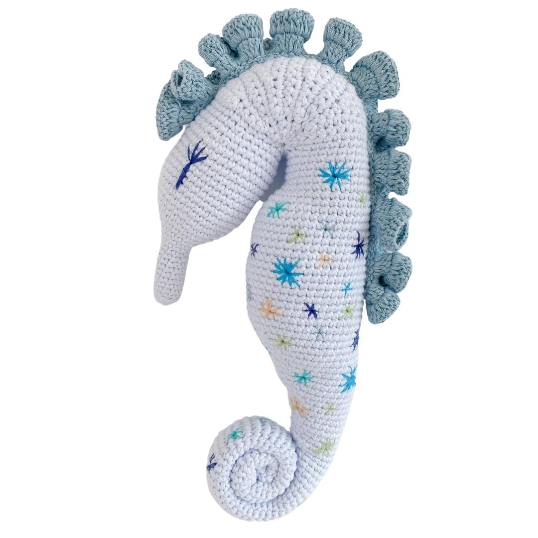 bebemoss.com toy Cleo the Seahorse handmade by moms  gifts with purpose