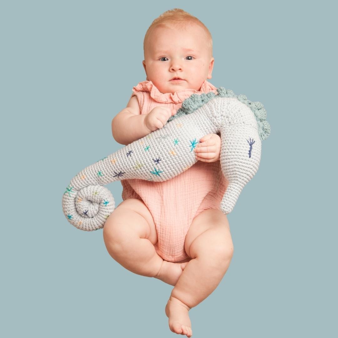 bebemoss.com toy Cleo the Seahorse handmade by moms  gifts with purpose