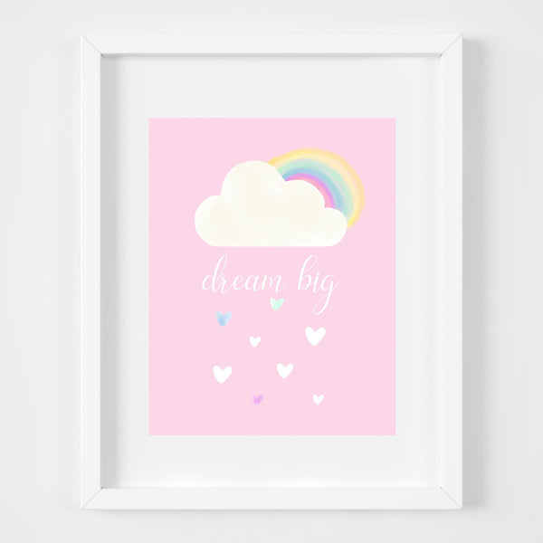 Dream big print
