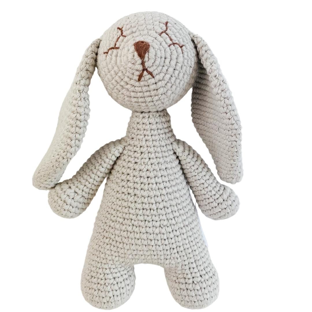 bebemoss.com stuffed animal Ginger the sleepy bunny handmade by moms  gifts with purpose
