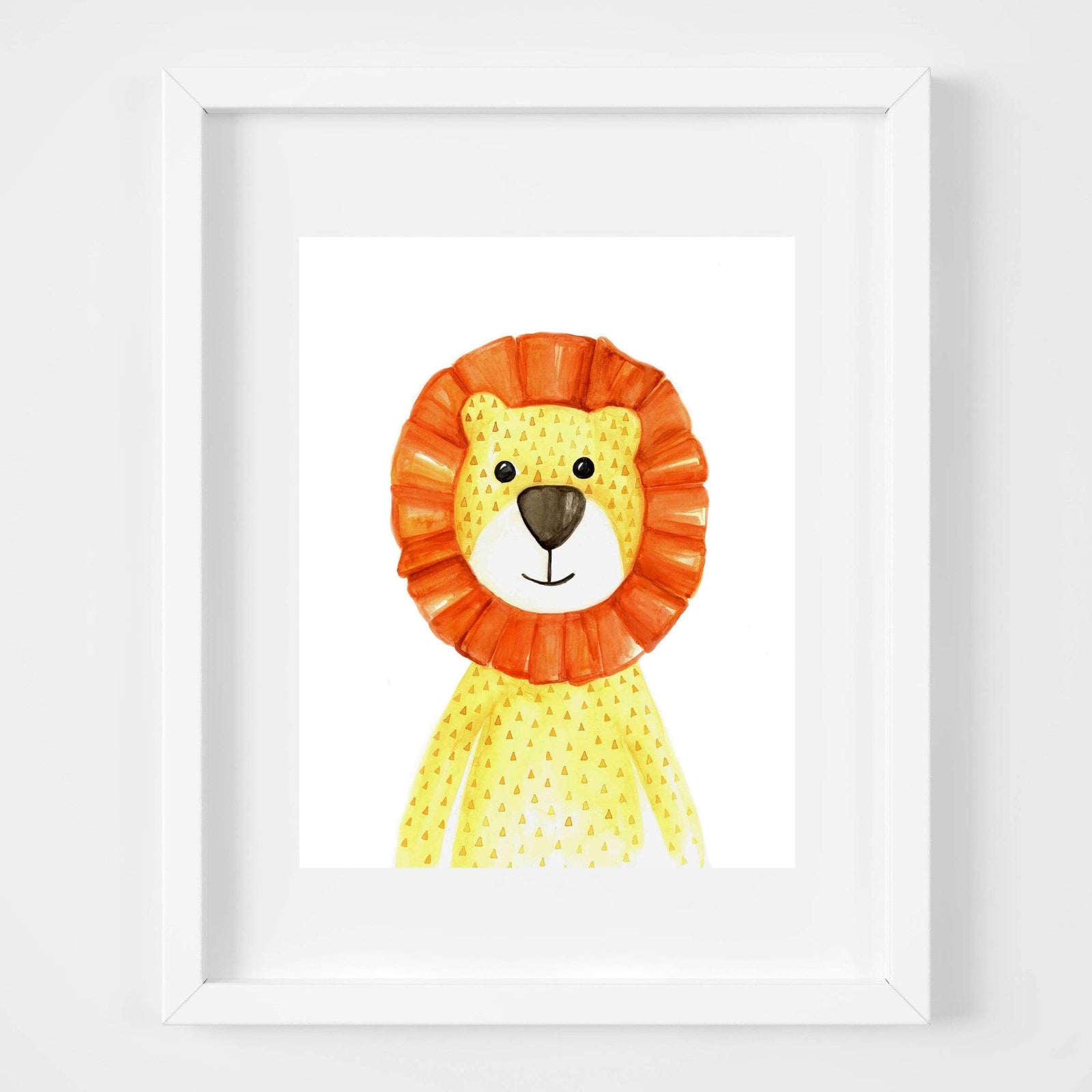 bebemoss.com Leo the lion print handmade by moms  gifts with purpose