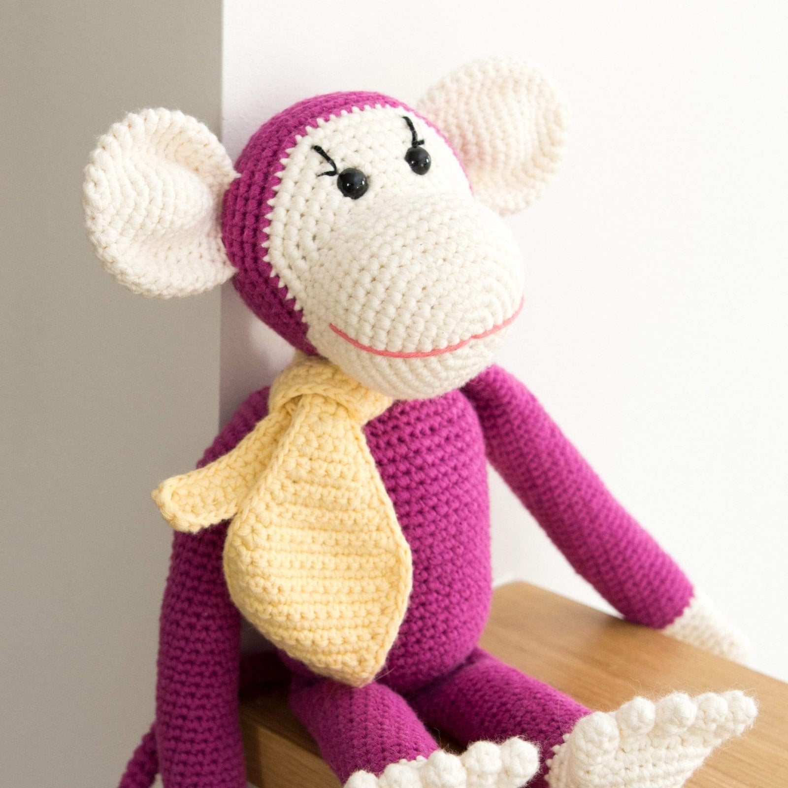 bebemoss.com stuffed animal Momo the monkey handmade by moms  gifts with purpose