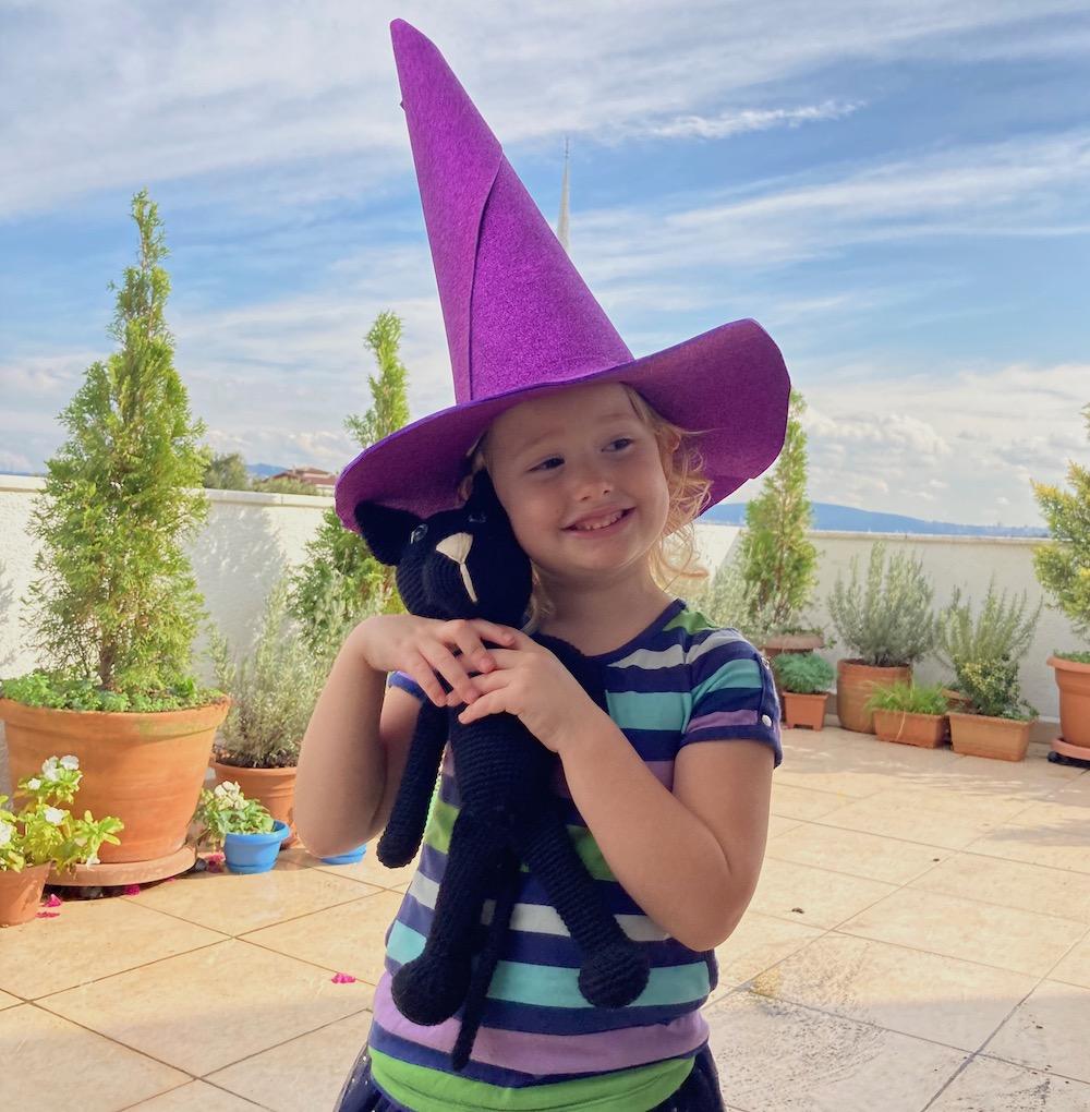 bebemoss.com toy light blue Oliver the cat Limited edition handmade by moms  gifts with purpose