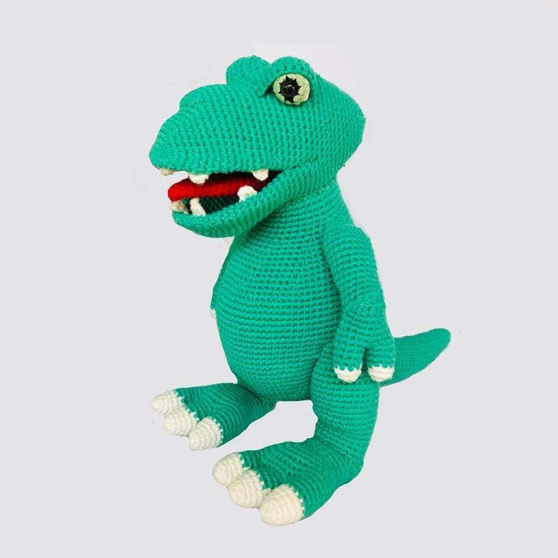 bebemoss.com toy Rex the dino handmade by moms  gifts with purpose
