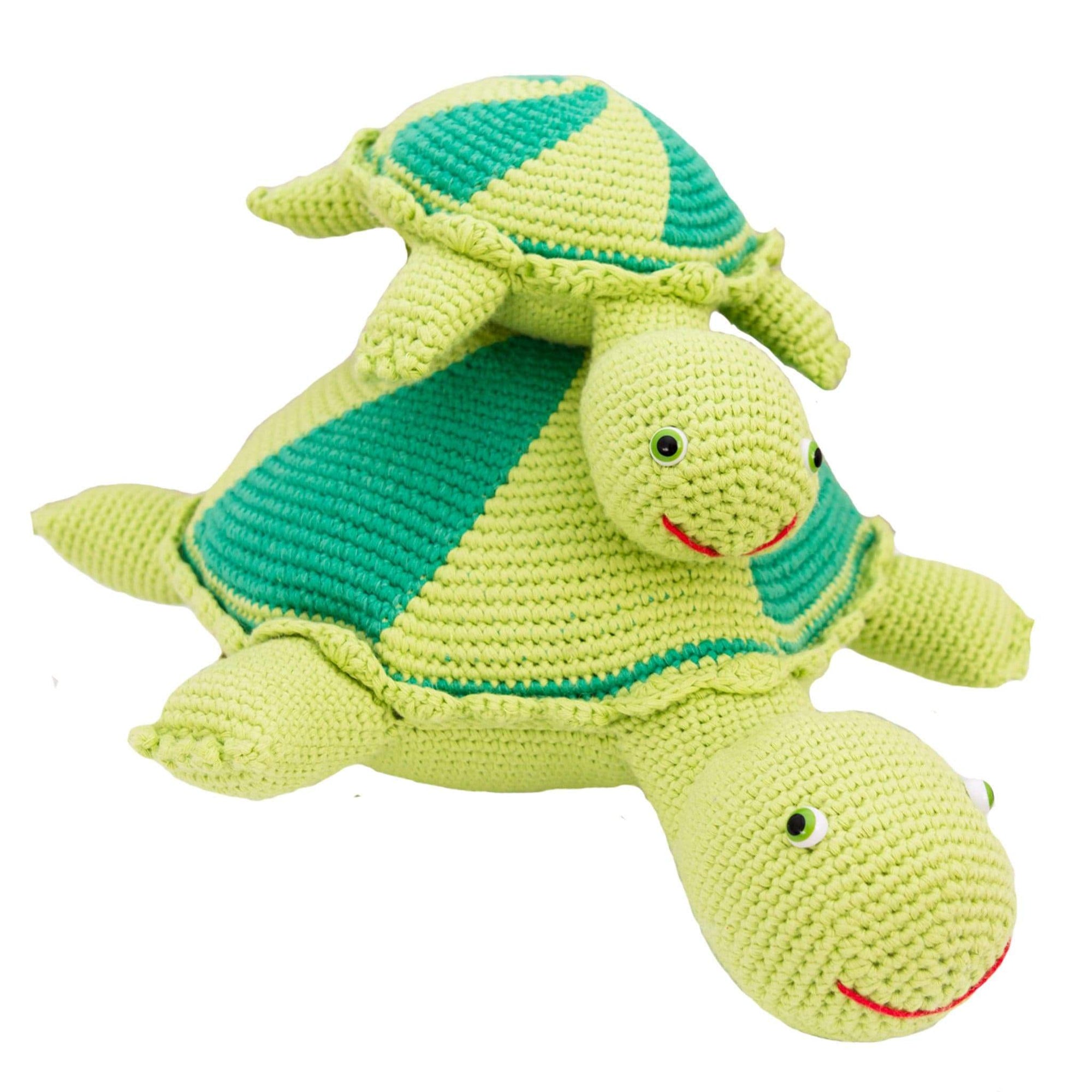 bebemoss.com toy Thelma and Louse the turtles handmade by moms  gifts with purpose